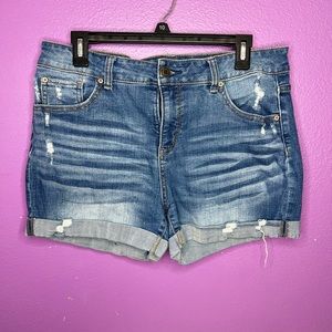 Time and Tru Jean Shorts